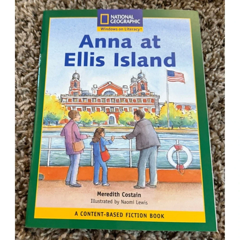 National Geographic-Ellis Island-Immigration-Statue of Liberty-Government  Books